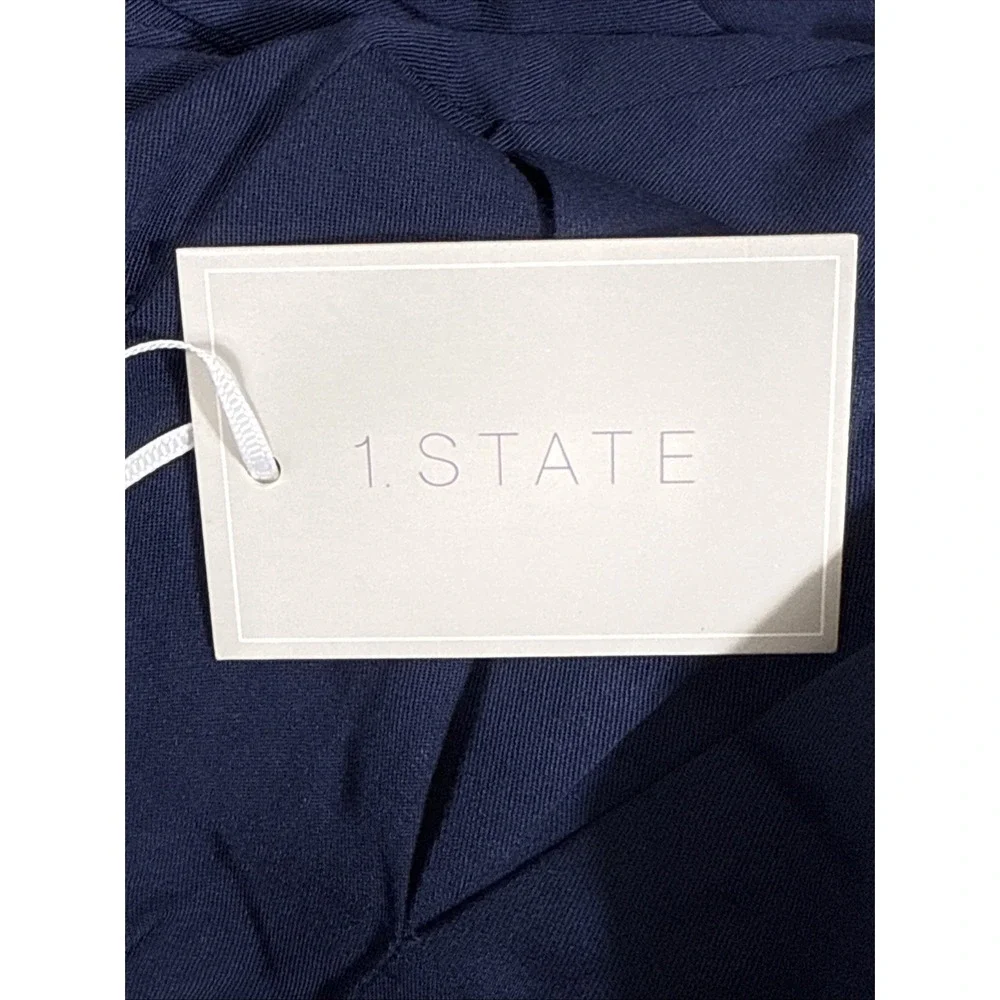 New 1.‎ State Pants Womens Size Extra Small Navy Blue Straight Leg